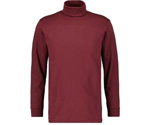 RAGMAN Camisa básica de manga larga con cuello alto para hombre, Barolo-684, XL