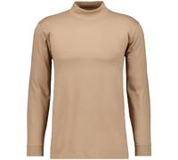 Ragman Camisa de Cuello Alto de Manga Larga para Hombre, M