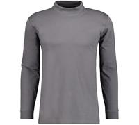 RAGMAN Camisa de cuello alto de manga larga para hombre, S