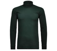 Ragman Camiseta básica cuello alto manga larga para hombre, Verde oscuro 386., L