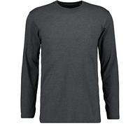 RAGMAN Camiseta de manga larga para hombre con cuello redondo, Antracita-019, XXL