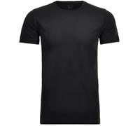 Ragman - Camiseta entallada con cuello redondo (2 unidades) negro XXXL