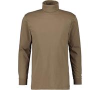 RAGMAN camiseta primera capa de cuello alto hombre, Castaña, S
