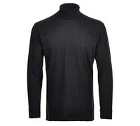 RAGMAN camiseta primera capa de cuello alto hombre, Negro , XXXL
