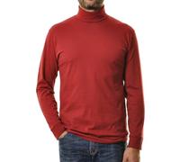RAGMAN camiseta primera capa de cuello alto hombre, Weinrot-061, M