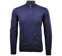 Ragman Chaqueta de punto para hombre, cuello alto marine XXL