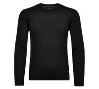 RAGMAN Jersey de hombre merino cuello redondo, Negro-009, M