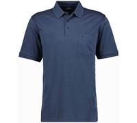 Ragman - Polo - Básico - Cuello de polo - manga 3/4 - para hombre azul Schieferblau