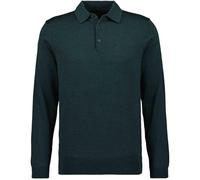 RAGMAN Polo de merino para hombre, Verde Oscuro-035, L