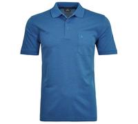 RAGMAN Polo de punto suave para hombre con bolsillo en el pecho, manga corta, 3XL