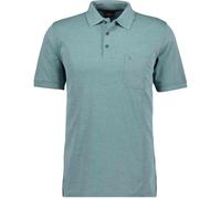 RAGMAN Polo de punto suave para hombre con bolsillo en el pecho, manga corta, Sage-344, XL