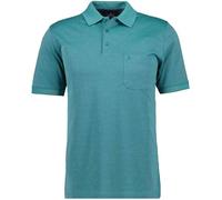 RAGMAN Polo de punto suave para hombre con bolsillo en el pecho, manga corta, XXL