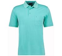 RAGMAN Polo de punto suave para hombre con bolsillo en el pecho, manga corta, XXL