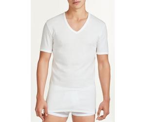 RAGNO - 3 Camisetas de Lana Merino/algodón sobre la Piel (Art.sintonia 65458) Cuello en V Blanco Lana Tallas 3-4 - 5-6 - 7-8, Bianco Lana, 8