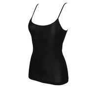 RAGNO Camisola Mujer Camiseta Top 85% Lana Merino y 15% Seda Articulo 07402E, 020 Nero, M