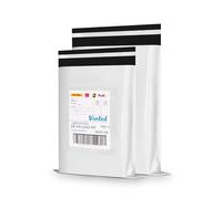RAGO® Bolsas envio Vinted S-25 unidades I M-25 unidades + albaranes de entrega 50 unidades I Bolsas de envío autoadhesivas y opacas I Bolsas de plástico con cierre