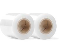 RAGO® Film transparente para muebles mini Film para Embalar I Rollo de lámina elástica para muebles I Papel film I Rollos de Plastico para Embalar I Plastico Embalaje (2 x transparentes 0,43 kg)