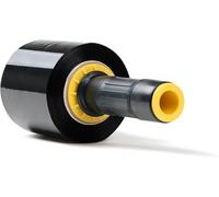 RAGO@ Juego de 1 minibobinas de lámina plástica elástica 300m 0,45 kg I Negro incluye mando a distancia I Papel film I Rollos de Plastico para Embalar I Plastico Embalaje I Película de muebles