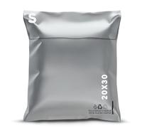 RAGO® Juego de 20 piezas Bolsas de Envío Plástico -S- 20x30 cm Sobres de envío autoadhesivos y opacos I Bolsas de plástico reutilizables para ropa I Embalaje transporte logística