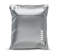 RAGO® Juego de 20 piezas Bolsas de Envío Plástico -XXL- 45x55 cm Sobres de envío autoadhesivos y opacos I Bolsas de plástico reutilizables para ropa I Embalaje transporte