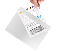 RAGO Portadocumentos Adhesivo C5 para A5 - Lote de 100 I Sobres Transparentes A5 para Documentos I Packing List Adhesivo C5 I Para Paquetes Vinted