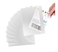 RAGO Portadocumentos Adhesivo C6 para A6 - Lote de 25 I Sobres Autoadhesivos para Envíos I Portadocumentos A6 para Facturas I Perfecto para Paquetes Vinted