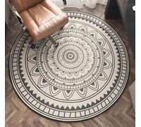 RAGOPILEN Alfombra, Tapete Redondo for Silla, 8 Estilos, Multicolor, Varios tamaños(8,100cm)