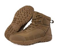 RAGOPILEN Botas tácticas de Combate, Botas tácticas for el Desierto for Hombre Escalada al Aire Libre Caminar Multicolor 39-47 EU(Brown,47 EU)