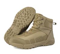RAGOPILEN Botas tácticas de Combate, Botas tácticas for el Desierto for Hombre Escalada al Aire Libre Caminar Multicolor 39-47 EU(Sand,43 EU)