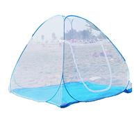 RAGOPILEN Parasol Mosquito, Tienda de campaña con mosquitera y tapete for 2 Personas, Color Morado y Azul, Varios tamaños(Blue,1.2 * 2M)