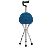 RAGOPILEN Silla Plegable, Silla Bastón Multicolor 27x(80-90) cm(Blue Color)