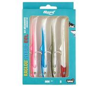 RAGOT Leurre Souple Raglou Hybrid Eel Discovery Kit 90-9 cm - 9,5 g - Pp/Pb/Rh/Ayug - RG3921642