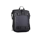 RAGPUKMUAN Bolsa de Moto Bolsa para Alforja Negra Multifuncional Impermeable para Maletero Asiento Mochila Universal 10/20/30L Mochila para Motocicleta(10L Fiber)