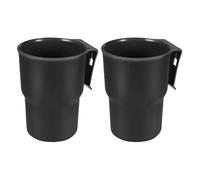 RAGPUKMUAN Expansor De Portavasos Portavasos De Almacenamiento Multifuncional para Coche Eléctrico Ventilación Aire Estante Fijo para Bebidas Botella Agua Soporte para Bebidas(2pcs Black)