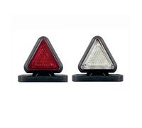 RAGPUKMUAN Piloto Trasero Luces De Marcador Remolque Luz Indicadora Liquidación Contorno 12LED Para Coche Camión Trasera LED Blanca Y Roja 2 Uds Luces De Advertencia Seguridad