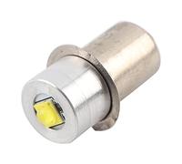 Raguso Bombilla de la Linterna, Bombilla LED, Bombilla de Repuesto de Linterna LED, P13.5S 3W Bombilla de Repuesto de Linterna LED Lámpara de antorcha Luz de Trabajo de Emergencia(4-12V-Blanco)