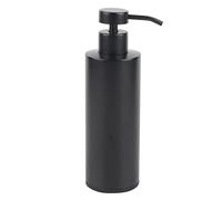 Raguso Dispensador de jabón de Acero Inoxidable, loción Manual Tipo Empuje, Gel de Ducha, acondicionador, embotellado, Negro, Fregadero de Cocina, Lavabo, baño
