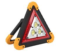 Raguso Luz Triangular de Emergencia LED, Lámpara Triangular de Advertencia de Coche Flexible Portátil de Ahorro de Energía ABS IP65 Resistente Al Agua para Reparación de Mal Funcionamiento