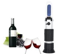 Raguso Refractómetros de Vino,Refractómetros de UVA Refractómetros Baume para Trabajo Pesado y Duradero