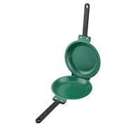 Raguso SartéN de Doble Cara, Green Doble Parrilla Sarten, Antiadherente Conectar Sartenes, Volteado Huevo Carne Desayuno SartéN, Pancake Maker, Utensilios de Cocin