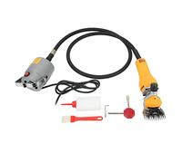 Raguso Tijeras eléctricas para ovejas, 13 dientes rectos que ahorran mano de obra, diseño ergonómico de 1000 W de alta potencia resistente al calor, kit de aseo para el hogar o la granja (enchufe británico 220-240V)