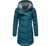 Ragwear Abrigo de invierno impermeable para mujer, abrigo acolchado cálido, largo con capucha Pavla Intl XS-6XL, M