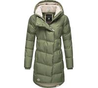 Ragwear Abrigo de invierno impermeable para mujer, abrigo acolchado cálido, largo con capucha Pavla Intl XS-6XL, M