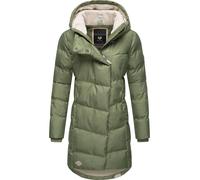 Ragwear Abrigo de invierno impermeable para mujer, abrigo acolchado cálido, largo con capucha Pavla Intl XS-6XL, M