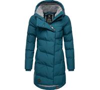 Ragwear Abrigo de invierno impermeable para mujer, abrigo acolchado cálido, largo con capucha Pavla Intl XS-6XL, XL
