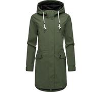 Ragwear Abrigo funcional 'Tinsley' verde oscuro / blanco XL EUR