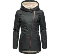 Ragwear Gordon Chaqueta de invierno impermeable para mujer con costuras decorativas y capucha suave, tallas XS-XXL, M