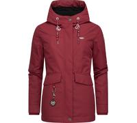 Ragwear Chaqueta de invierno 'Jazmin Remake II' rojo vino XS rojo vino