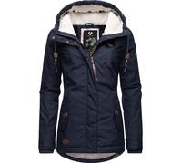 Ragwear Chaqueta de invierno 'Monade' navy / marrón / offwhite XS navy / marrón / offwhite
