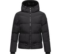 Ragwear Briony YOUMODO Chaqueta de invierno para mujer, cálida, impermeable, acolchada, con capucha, XS-3XL, Negro , M